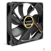 Вентиляторы Exegate EX283390RUS Вентилятор 12В DC ExeGate ExtraPower EP12025S3PM (120x120x25 мм, Sleeve bearing (подшипник скольжения), 3pin+Molex, 1800RPM, 28dBA)