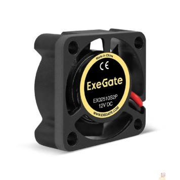 Вентиляторы Exegate EX295212RUS Вентилятор 12В DC ExeGate EX02510S2P (25x25x10 мм, Sleeve bearing (подшипник скольжения), 2pin, 10000RPM, 22dBA)