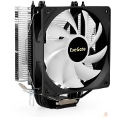 Вентиляторы Exegate EX295003RUS Кулер ExeGate Dark Magic EE400XL-PWM.ARGB (Al+Cu, черное покрытие, 4 тепл.трубки, LGA775/1150/1151/1155/1156/1200/1700/AM2/AM2+/AM3/AM3+/AM4/AM5/FM1/FM2/754/939/940, TDP 125W, Fan 