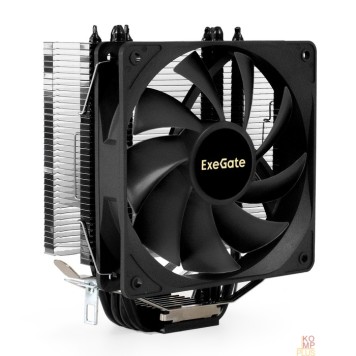 Вентиляторы Exegate EX295004RUS Кулер ExeGate Dark Magic EE400XL-PWM (Al+Cu, черное покрытие, 4 тепл.трубки, LGA775/1150/1151/1155/1156/1200/1700/AM2/AM2+/AM3/AM3+/AM4/AM5/FM1/FM2/754/939/940, TDP 140W, Fan 120mm