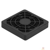 Вентиляторы Exegate EX295250RUS Решетка для вентилятора с фильтром 40х40 ExeGate EG-040PSFB (40x40 мм, пластиковая, квадратная, с пылевым фильтром, черная)