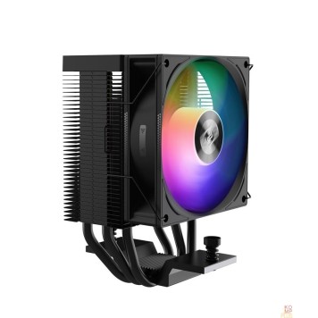 Вентиляторы PCCooler R300 ARGB BK S115X/1200/1700/AM4/AM5 (TDP 150W, 90mm ARGB Fan, 3 тепловые трубки 6мм, 650-2200RPM, 28,3dBa)-1