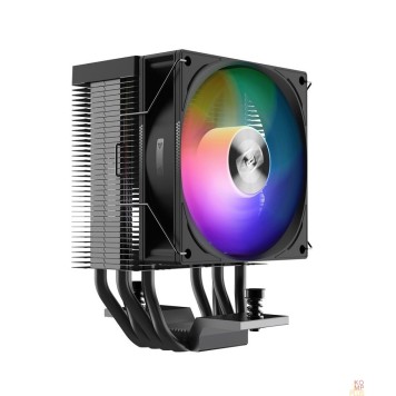 Вентиляторы PCCooler R400 ARGB BK S115X/1200/1700/AM4/AM5 (TDP 180W, 90mm ARGB Fan, 4 тепловые трубки 6мм, 650-2200RPM, 28,3dBa)-1