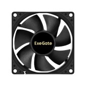 Вентиляторы Exegate EX297081RUS Вентилятор 24В DC ExeGate EX08020S3P-24 (80x80x20 мм, Sleeve bearing (подшипник скольжения), 3pin, 3900RMP, 41,2dBA)