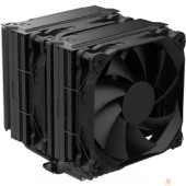 Вентиляторы Кулер PentaWave Z06D Black  LGA115X/1200/1700/20XX /AM4/AM5 (TDP 270W, 2*120mm PWM Fan, 6 тепловых трубок 6мм, медное основание, 600-1950RPM, 12-32,6dBa)