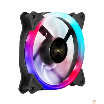 Вентиляторы Exegate EX295973RUS Вентилятор 12В DC с подсветкой ExeGate EX12025H6PSR-PWM.ARGB (120x120x25 мм, Hydraulic bearing (гидродинамический), 6pin, 1200RPM, ARGB подсветка, 33dBA)