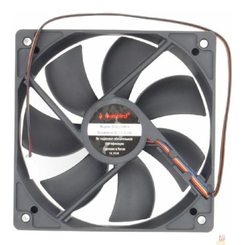 Вентилятор Gembird Вентилятор 120x120x25 гидродинамический 4 pin провод 30 см (D12025HM-4)