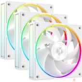 вентилятор Case Fan ID-Cooling AF-127-ARGB-W Trio,  120мм, Ret