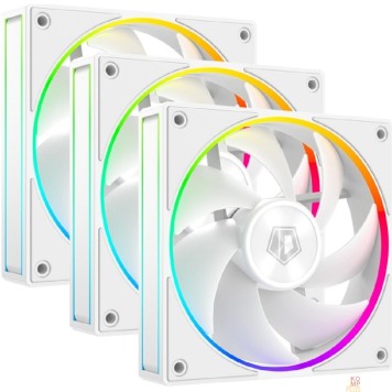вентилятор Case Fan ID-Cooling AF-127-ARGB-W Trio,  120мм, Ret