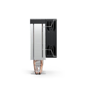 Охлаждающие системы CBR CBR-CC-2115-RGB-PWM Кулер для процессора, Al+Cu, 2 heat pipes, Socket 775/1155/1156/1150/1151/1200/1700/940/AM2/АМ2+/АМ3/AM3+/FM1/FM2/AM4/AM5, TDP 115W, 90mm Fan, 2600RPM, HB, RGB, PWM, 32db-1