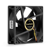 Вентиляторы Exegate EX297086RUS Вентилятор 24В DC ExeGate EX09225S3P-24 (92x92x25 мм, Sleeve bearing (подшипник скольжения), 3pin, 2800RMP, 34dBA)