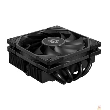 вентилятор Cooler ID-Cooling IS-40-XT BLACK LGA1700/1200/115X/AM5/AM4 низкопрофильный высота 47mm (TDP 100W, PWM, 4 тепл.трубки прямого контакта, FAN 92mm, черный) BOX