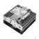 Вентилятор Cooler Deepcool AN400 LGA1700/1200/115X/AM5/AM4 низкопрофильный 52,5 mm  TDP 150W, PWM,  Fan 120mm, 4 тепл. трубок