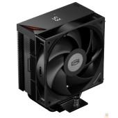 Вентиляторы CPU Cooler PCCooler RT400 Digital BK (230W, 4-pin PWM, LED temp., 152mm, Al/Cu, 4x6mm, 1x120mm, 73.32CFM, 34.9dBA, 2200RPM, S: 1851/1700/1200/115X, AM5/AM4, black)