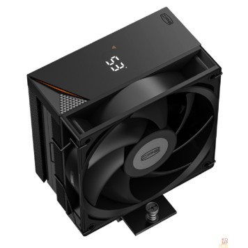 Вентиляторы CPU Cooler PCCooler RT400 Digital BK (230W, 4-pin PWM, LED temp., 152mm, Al/Cu, 4x6mm, 1x120mm, 73.32CFM, 34.9dBA, 2200RPM, S: 1851/1700/1200/115X, AM5/AM4, black)-1