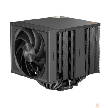 Вентиляторы Кулер для процессора/ PCCooler RZ820 BK (289W, 4-pin PWM, 165mm, Al/Cu, 4x8mm+4x6mm, 1x140mm+1x150mm, 71.9CFM/86.7CFM, 27.1dBA/32dBA, 1500RPM/2200RPM, S: 1851/1700/1200/20XX/115X, AM5/AM4, black)