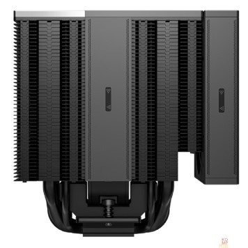 Вентиляторы Кулер для процессора/ PCCooler RZ820 BK (289W, 4-pin PWM, 165mm, Al/Cu, 4x8mm+4x6mm, 1x140mm+1x150mm, 71.9CFM/86.7CFM, 27.1dBA/32dBA, 1500RPM/2200RPM, S: 1851/1700/1200/20XX/115X, AM5/AM4, black)-2