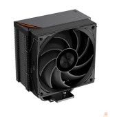 Вентиляторы Кулер для процессора/ PCCooler RZ400 V2 BK (230W, 4-pin PWM, 155mm, Al/Cu, 4x6mm, 1x120mm, 86.73CFM, 32dBA, 2200RPM, S: 1851/1700/1200/115X, AM5/AM4, black)