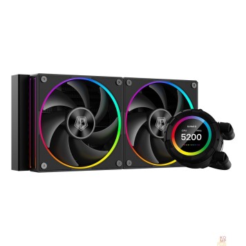 вентилятор Кулер с водяным охлаждением ID-Cooling SL240, LCD SCREEN /300W /all Intel /all AMD  Ret
