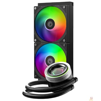 вентилятор Система водяного охлаждения ID-Cooling FX240 INFINITY ARGB Black 300W all Intel/AMD-1