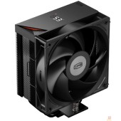Вентиляторы Кулер для процессора/ PCCooler RT500 Digital BK (240W, 4-pin PWM, LED temp., 152mm, Al/Cu, 5x6mm, 1x120mm, 73.32CFM, 34.9dBA, 2200RPM, S: 1851/1700/1200/115X, AM5/AM4, black)