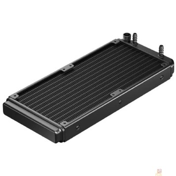 Вентиляторы Система охлаждения/ PCCooler DA240 ARGB BK (270W, 240mm, Black, ARGB/ Fans: 2x120mm, 73.6CFM, -dBA, 1800RPM/ Pump height 55mm, -dBA, 3000RPM, Rad thickness 27mm/ S: 1851, 1700, 1200, 20XX, 115X, AM5, -1