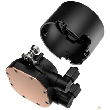 Вентиляторы Система охлаждения/ PCCooler DA240 ARGB BK (270W, 240mm, Black, ARGB/ Fans: 2x120mm, 73.6CFM, -dBA, 1800RPM/ Pump height 55mm, -dBA, 3000RPM, Rad thickness 27mm/ S: 1851, 1700, 1200, 20XX, 115X, AM5, -2