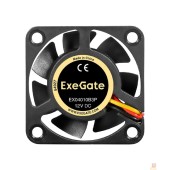 Вентиляторы Exegate EX297011RUS Вентилятор 12В DC ExeGate EX04010B3P (40x40x10 мм, 2-Ball (двойной шарикоподшипник), 3pin, 5500RPM, 26dBA)