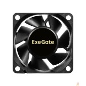 Вентиляторы Exegate EX297037RUS Вентилятор 12В DC ExeGate ExtraPower EP06025B3P (60x60x25 мм, 2-Ball (двойной шарикоподшипник), 3pin, 4500RPM, 31dBA)
