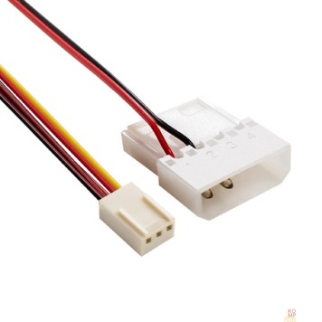 Вентиляторы Exegate EX297054RUS Вентилятор 12В DC ExeGate ExtraSilent ES12025S3PM (120x120x25 мм, Sleeve bearing (подшипник скольжения), 3pin+Molex, 1350RPM, 23dBA)-1