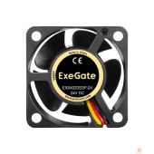 Вентиляторы Exegate EX297067RUS Вентилятор 24В DC ExeGate EX04020S3P-24 (40x40x20 мм, Sleeve bearing (подшипник скольжения), 3pin, 7000RMP, 39dBA)