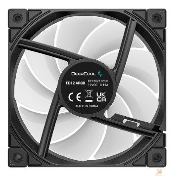 Вентилятор Case fan Deepcool FD12 ARGB черный 4-pin 26.9дБ (R-FD12-BKAPN1-G) Ret-2