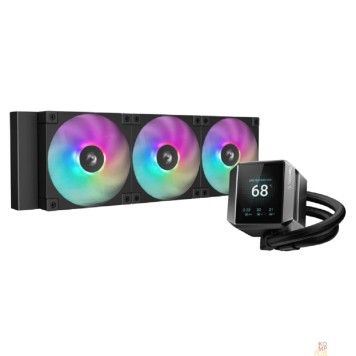 Вентилятор Кулер с водяным охлаждением Deepcool Mystique 360 ARGB Soc-AM5/AM4/1200/1700/1851 черный (R-LX750-BKADSNC-G-1)