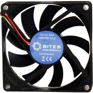 Вентиляторы 5bites Вентилятор FB8015S-12L2 80X15 / SLEEVE / 2000RPM / 2P