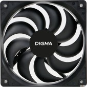 Вентиляторы Eurocase Вентилятор Digma DFAN-120-9 120мм черный 3-pin 4-pin (Molex)Ret