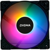 Вентиляторы Eurocase Вентилятор Digma DFAN-FRGB1 RGB 120мм черный 3-pin 4-pin (Molex)Ret