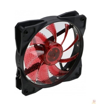 Вентиляторы Eurocase Вентилятор Digma DFAN-LED-RED RGB 120мм черный 3-pin 4-pin (Molex)Ret-2