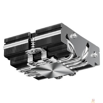 Вентиляторы Кулер для процессора/ CPU Cooler PCCooler S815I Low profile (125W, 4pin PWM, 37mm, Al/Cu, 4x6mm, 1x75mm, 51.42 CFM, 39dBA, 2000~4000 RPM, S: LGA115X/20XX/1200/1700/1851 AMD3/AMD4, silver) (RC400-37)-1
