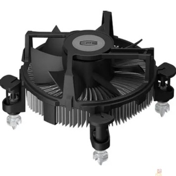 Вентиляторы Кулер для процессора/ CPU Cooler PCCooler R94-V2 (65W, 4-pin PWM, 56mm, Al/Cu, -mm, 1x94mm, 34.44CFM, 27.3dBA, 2400RPM, S: 1700/1851, silver, black)
