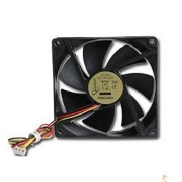 Вентилятор Gembird Вентилятор для корпуса 92x92x25mm, sleeve, узкий разъем 3pin FANCASE2