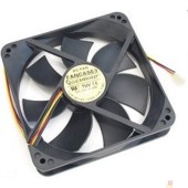 Вентилятор Gembird Вентилятор для корпуса 120x120x25mm, sleeve, узкий разъем 3pin FANCASE3