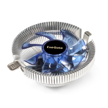 Вентиляторы Exegate EX286146RUS Кулер ExeGate Wizard EE91-BLUE (Al, LGA775/1150/1151/1155/1156/1200/AM2/AM2+/AM3/AM3+/AM4/FM1/FM2/754/939/940, TDP 75W, Fan 90mm, 2200RPM, Hydro bearing, 3pin, 22db, 215г, голубая -1
