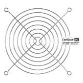 Вентиляторы Exegate EX295264RUS Решетка для вентилятора 140x140 ExeGate EG-140MR (140x140 мм, металлическая, круглая, никель)