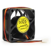 Вентилятор Gembird Вентилятор 60x60x25, втулка, 3pin, провод 25см D6025SM-3