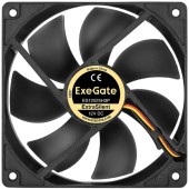 Вентиляторы Exegate EX297056RUS Вентилятор 12В DC ExeGate ExtraSilent ES12025H3P (120x120x25 мм, Hydraulic bearing (гидродинамический), 3pin, 1450RPM, 24dBA)