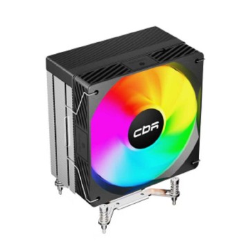 Охлаждающие системы CBR CBR-CC-3190-RGB-PWM Кулер для процессора, Al+Cu, 3 heat pipes, Socket 775/1366/1155/1156/1150/1151/1200/1700/AM2/АМ2+/АМ3/AM3+/FM1/FM2/AM4/AM5, TDP 190W, 120mm Fan, 2300RPM, HB, RGB, PWM, 36db-1