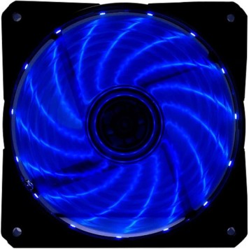 Вентиляторы Eurocase Вентилятор Digma DFAN-LED-BLUE RGB 120мм черный 3-pin 4-pin (Molex) Ret