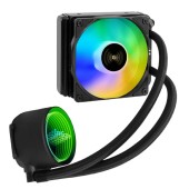 Вентиляторы Exegate EX298708RUS Комплект водяного охлаждения ExeGate BlackWater-120V3.PWM.ARGB (3 PIN 5V ADDRESSABLE RGB подсветка, LGA2066/2011/1366/1150/1151/1155/1156/1200/1700/1851/AM4/AM5/FM1/FM2/FM2+/AM2/AM