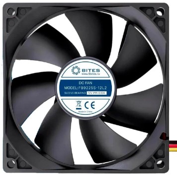 Вентиляторы 5bites Вентилятор FB9225S-12L2 92X25 / SLEEVE / 1800RPM / 2P-1