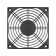 Вентиляторы Exegate EX295271RUS Решетка для вентилятора 120x120 ExeGate EG-120PSB (120x120 мм, пластиковая, квадратная, черная)